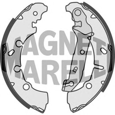 MAGNETI MARELLI 360219198326 -  Колодки тормозные барабанные, комплект